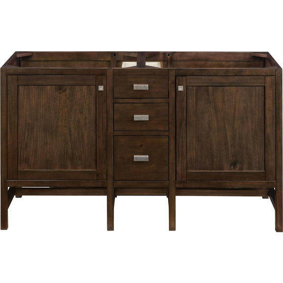 James Martin Vanities E444-V60d Addison 60" Double Basin Hardwood Vanity Cabinet Only -
