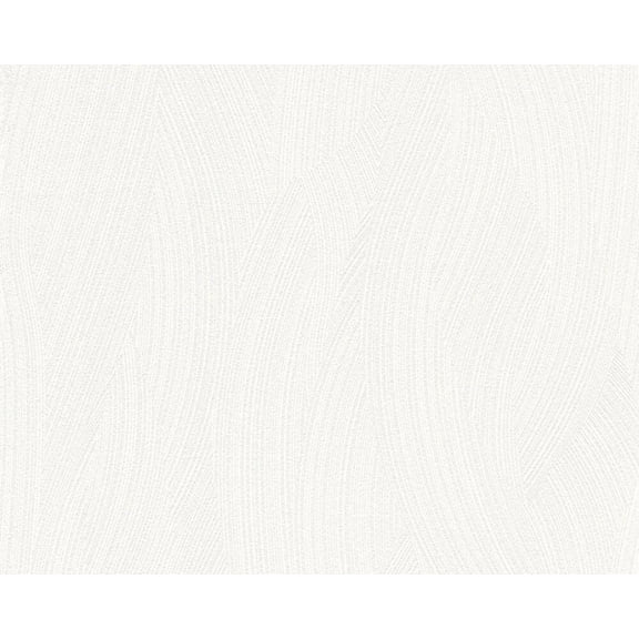 Concord Wallcoverings Textured Wallpaper Plain Structures Stripeable Solid Wall, White Beige, 21 In x 33 Ft (56 sq. ft), 354241