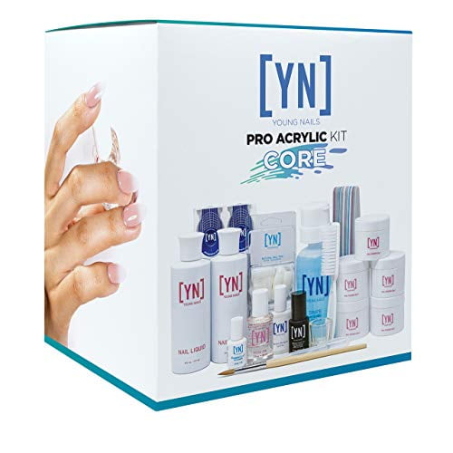 Young Nails Professional Acrylic Kit, core Product Set
