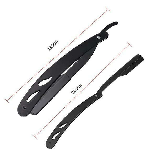Lishi Stainless Steel Straight Edge Razor - Premium Men's Manual Shaver Kit