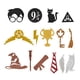 thumbnail image 2 of 49 piezas fiesta de cumpleaños para niños Harry Potter conjunto completo de decoración de fiesta temática corbata gafas suéter bandera plug-in Harry Potter Rojo Verde, 2 of 5