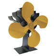 thumbnail image 2 of Ventidor de de Energía Térmica, Ventidor de Chimenea de 4 para Leña / Quemador / Chimenea, Ventidor de Ecoló - dorado perfecl Ventilador de chimenea, 2 of 8
