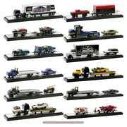 M2 Machines Auto-Haulers Series – Die-Cast Play Vehicle Truck Set, 1:64 Scale (Styles May Vary)