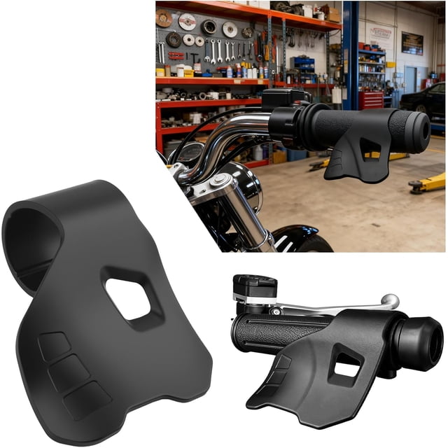Wrist Motorcycle Cruise Control,Anti-Slip Throttle Assist with 360° Rotation,Universal Grips Handlebar Oil Control Rocker for Electric Bike/Sport Off Road Scooter -