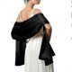 thumbnail image 1 of Satin Shawls And Wraps For Evening Dresses, Women's Bridesmaid Wedding Shawls And Wraps, Dressy Shawls And Wraps For Evening Wear, 1 of 1