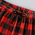 thumbnail image 6 of Difdany Plaid Pajama Pants for Women Buffalo Check Christmas Soft Cotton PJs Cozy Lounge Pants Red L, 6 of 8