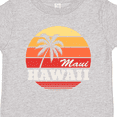 thumbnail image 4 of Inktastic Maui Hawaii Retro Sunset Boys or Girls Toddler T-Shirt, 4 of 5
