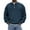 Dark Blue, variant on Mens Casual Corduroy Sweatshirt Long Sleeve Round-neck 1/4 Button Up Pullover Polo Sweaters Men Loose Fit Top