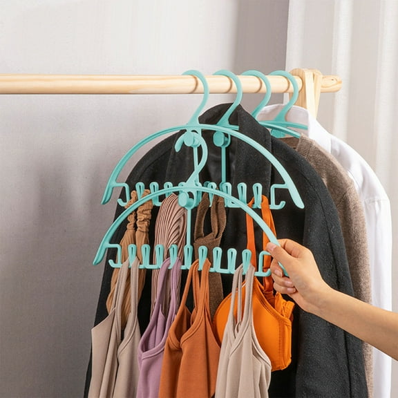 Isvgxsz Legging Organizer for Closet,Hangers with Clips Holds 9 Leggings/Pants/Jeans,Hangers Space Saving Hanging Closet Organizer for Closet Organizers and Storage