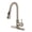 Brushed Nickel, variant on Gourmetier LS8726DL Concord Single-Handle Pull-Down Kitchen Faucet, Naples Bronze