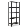 thumbnail image 2 of Moe's Home Collection Nolan Bookshelf Wood Black, 2 of 6