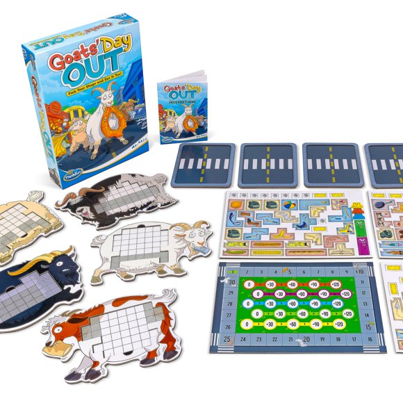 Juego de mesa ThinkFun Goats' Day Out para 2 a 5 jugadores