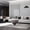 Gray, variant on Modern Floating Coffee Table, 35.43'' Round Coffee Table with Storage& Temper Glass Surface (Black Walnut)