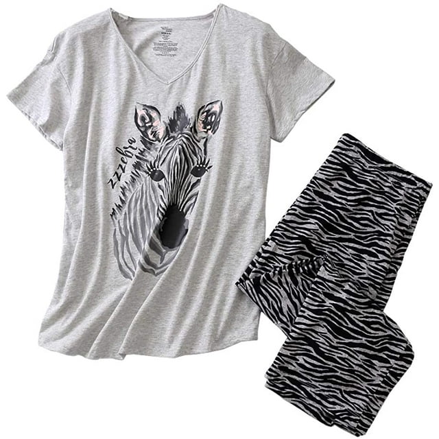 Tops de pijama para mujer con pantalones capri Conjuntos de pijama Xemadio WMCH-304