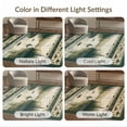 thumbnail image 7 of ODIKA 2'x3' Washable Accent Rug Fish Bass Fishing Trout Lure Cabin Border Sporting Bathroom Doormat for Bedroom, Nursery, RV, Pet Friendly, Bedside Mat, 7 of 7