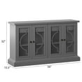 thumbnail image 4 of Twin Star Home Sideboard with Frosted Glass Doors, 4 of 6