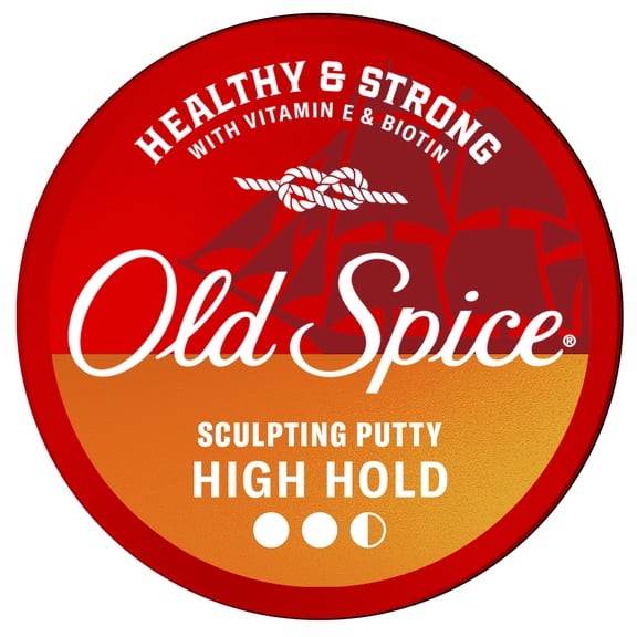 Old Spice Sculpting Putty for Men, Healthy and Strong with Vitamin E and Biotin, Men's Hair Styling Putty, High Hold, Matte Finish, 2.22 oz