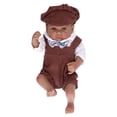 thumbnail image 2 of Muñeca Bebé, Muñeca Infantil Suave Y Encantadora, Juguete De Juego De Rol Flexible Seguro De 10 Pulgadas Con Ropa Para Fiesta Navideña, 2 of 7