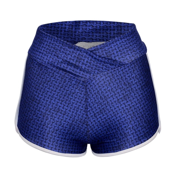 Pantalones cortos de yoga de cintura alta Sunnimix Azul M