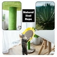 thumbnail image 6 of "Catry Sunflower 24"" Cat Tree with Leaves and Petals, Adjustable Multi-functional Cat Bed, Sisal Scratching Post", 6 of 10