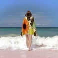 thumbnail image 6 of PHYHOO Sunflower Floral Printed Microfiber Sand Free Pool Towel Lightweight Oversized Quick Dry Absorbent Compact Travel Must Have for The Swimming, Yoga, Camping, Summer Cruise Ship E 30x60in, 6 of 8