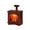 Red, variant on Zeiwohndc Realistic Flame Effect LED Fireplaces Miniature Model Furniture for Doll House