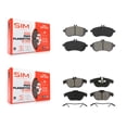 thumbnail image 1 of SIM Front Rear Semi-Metallic Brake Pads Kit for Car Mercedes-Benz C300 C250 C230 KSM-100127, 1 of 8