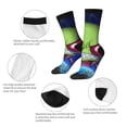 thumbnail image 6 of Invader Zim Adult Socks Breathable Cozy Soft Crew Socks Novelty Casual Calf Stockings For Men Women, 6 of 8