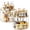 Amber, variant on PETGLE 2 Tier Lazy Susan Turntable Organizer 10.6'' Rotating Spice Rack Organization for Cabinet, Kitchen, Pantry, Countertop, Bathroom, Vanity, Medicine Cabinet Organizer, Grey