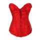 thumbnail image 1 of Lace-Up Corset, Women Gothic Satin Brocade Stays Corsetpangjing, 1 of 4