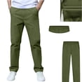 thumbnail image 3 of Kids Boy Uniform Pants Pants Stretch Pants With Pockets Straight Pants Boys Green Uniform Pants Back To School Outfits For Boys Kids Preppy Clothes For Boys 4-5 Years, 3 of 5