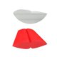 thumbnail image 4 of 2 tablas de equilibrio de estabilidad para ejercicios de yoga, regalos de cumpleaños. Gris y rojo, 4 of 9