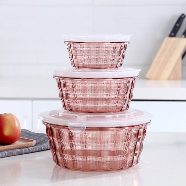 Clear Food Storage Containers with Lids Airtight Sealed Kitchen Organization for Cereal Oatmeal Dry Pantry