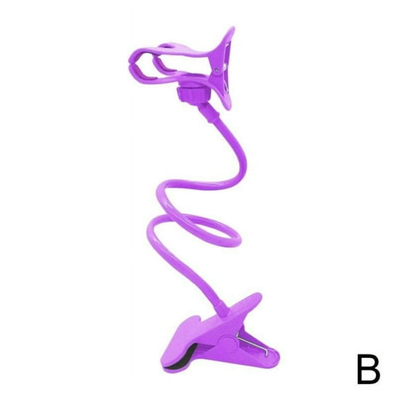 Long Arm Phone Holder, 700mm Flexible Gooseneck, Suction Cup Base, for Bed, Office & Gym Viewing