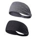 thumbnail image 1 of 2 uds diademas deportivas de fibra de poliéster Unisex elásticas que absorben el sudor diademas antideslizantes para correr deportes viajes Fitness montar, 1 of 5