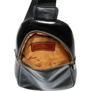 Patricia Nash Leather Marisol Sling Bag BLACK