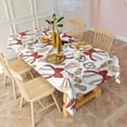 thumbnail image 5 of Baseball Snacks Pattern Rectangle Tablecloth 60"x102",Waterproof Polyester Rectangle Table Cloth, Wipeable Spillproof Polyester Tablecloth for Dining, Camping, Indoor and Outdoor, 5 of 6