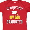 thumbnail image 3 of Inktastic Congrats! My Dad Graduated with Cap Boys or Girls Baby Bodysuit, 3 of 4