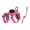 Pink, variant on lanema Cats Vest with Tracking Device Holder Training Dog Harnesses Adjustable Belt