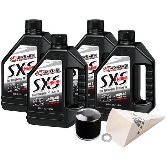 Tusk 1529860403-a65d90 4-Stroke Oil Change Kit Maxima SXS Premium 4-Stroke Oil 10W-40 For Kawasaki Teryx KRX4 1000 2025-2026
