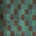 thumbnail image 1 of Ahgly Company Indoor Square Oriental Light Blue Modern Area Rugs, 5' Square, 1 of 4