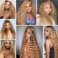 thumbnail image 2 of Hair Bundles Hiaplame Deep Wave Honey Blonde 8-30 pulgadas, 2 of 9