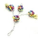 thumbnail image 2 of Juguete de bola para morder para pájaros, bola de plástico colorida, accesorio para jaula de campana para loros, 2 of 5
