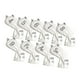 thumbnail image 5 of Fundas para cabezales de golf, equipo, mazo, Putter, patrón de gato, accesorios de cuero PU, piezas de hierro blanco. Zulema Fundas para cabezas de golf, 5 of 8