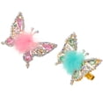 thumbnail image 2 of 2 horquillas de mariposa voladoras, pinzas metálicas decorativas para el cabello, pasadores de mariposa, 2 of 5
