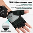 thumbnail image 2 of ATERCEL Bike Gloves Men Women Cycling Gloves with 5mm SBR Padded for Road Mountain Bike Riding Gloves Breathable Elastic Back Bicycle Gloves, 2 of 7