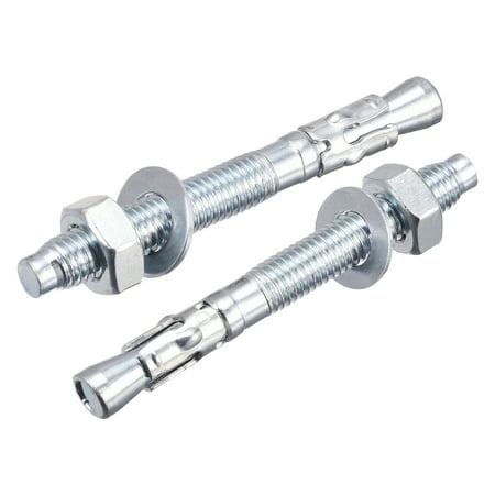 

M10x90mm Expansion Bolt Q235 Carbon Steel Zinc Plated 15 Pack