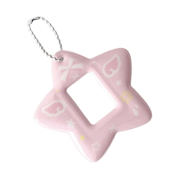 Star Shape Photocard Holder 1 Inch ID Photo Card Holder for Everyday Use