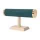 thumbnail image 1 of Organizador de pulseras, soporte para barra, vitrina, soporte multifuncional para pulseras de arpillera. franela verde, 1 of 9