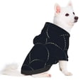 thumbnail image 2 of Bingfone Black Fish Scales Dog Clothes Hoodie, Pet Winter Coat,Puppy Sweatshirts For Small Dogs Boy Girl,Suitable For All Breeds-Small, 2 of 8